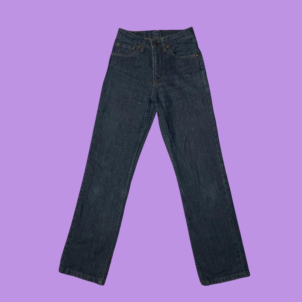 Vintage Levi’s 554 dark wash denim jeans